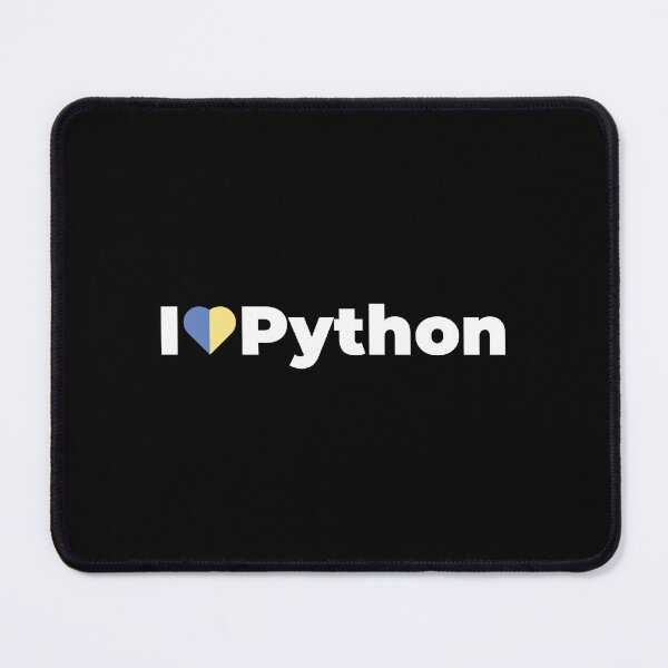 Item preview, I Love / Heart Python - For Python Programmers / Coders / Developers designed and sold by ItsRainingPxls.