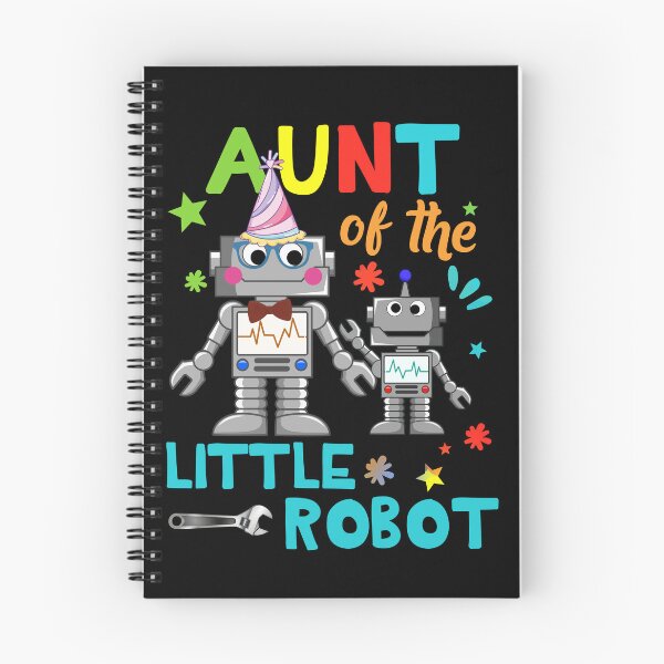 Item preview, Aunt Of Little Robot Birthday Family Shirts Matching designed and sold by FamilyShirt4U.