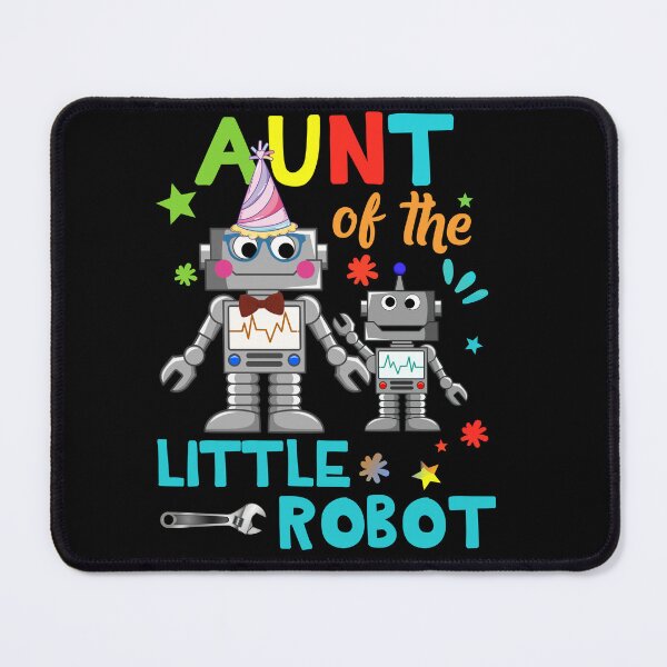 Item preview, Aunt Of Little Robot Birthday Family Shirts Matching designed and sold by FamilyShirt4U.