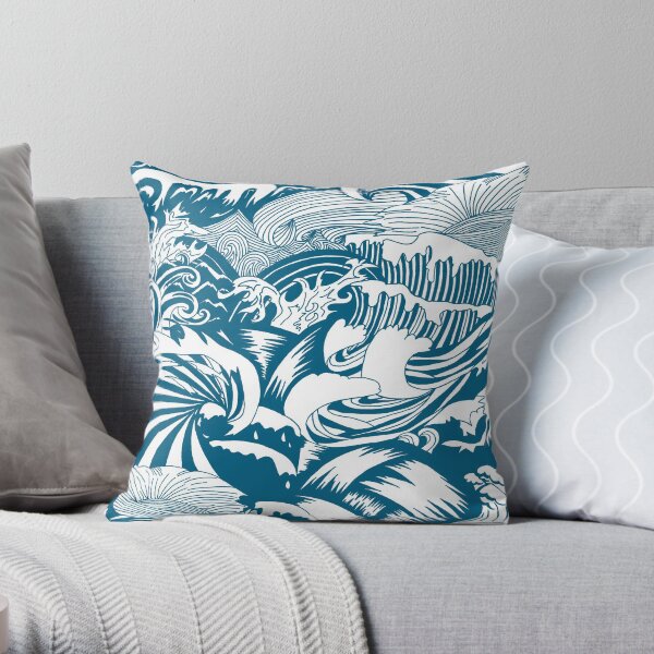The Sea Throw Pillow