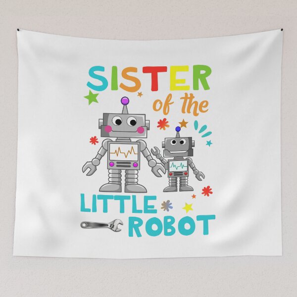 Item preview, Sister Of Little Robot Birthday Family Shirts Matching designed and sold by FamilyShirt4U.