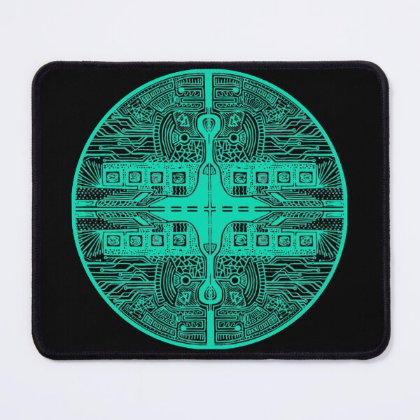 Item preview, Teal Vortex Circle designed and sold by createVisions.