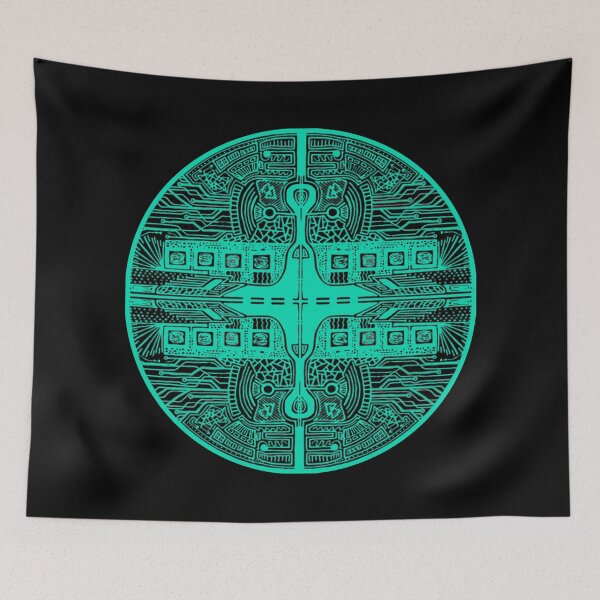 Item preview, Teal Vortex Circle designed and sold by createVisions.
