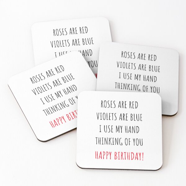 Item preview, Naughty and funny birthday card for him and her designed and sold by TextToTee.