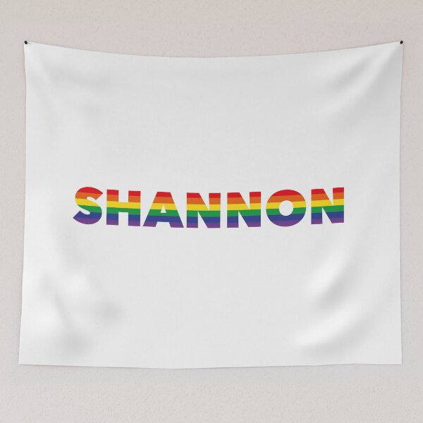 Item preview, Shannon name - Rainbow Flag LGBT Pride Design designed and sold by NameTheory.
