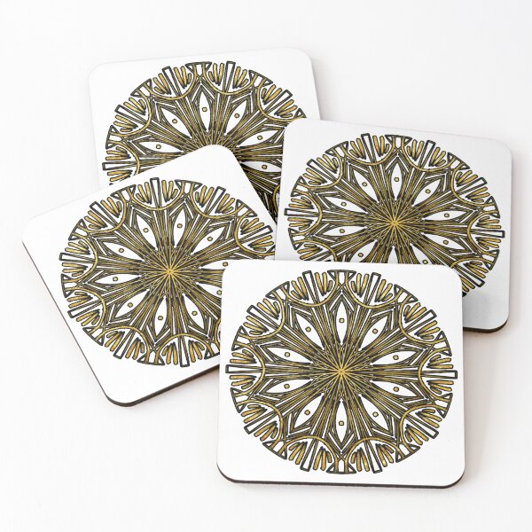 Item preview, Art Deco Gold Mandala designed and sold by Haurelia.