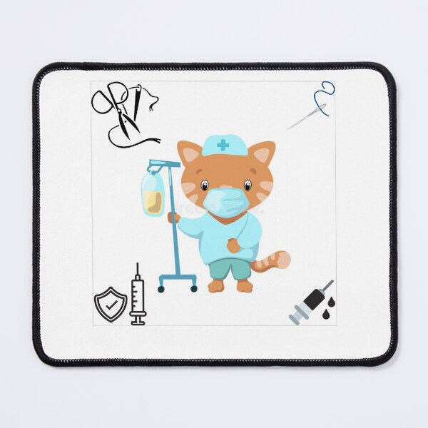 Item preview, Nurse Cat Needle designed and sold by rodayn2.