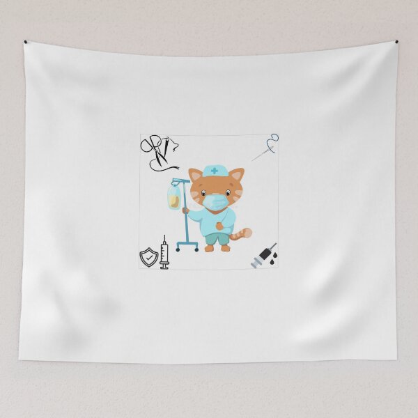 Item preview, Nurse Cat Needle designed and sold by rodayn2.