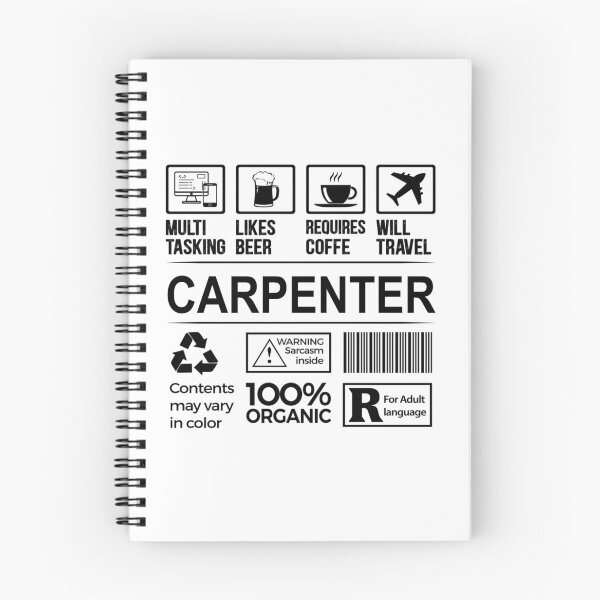 Item preview, Carpenter T Shirt, MultiTasking Certified Job Gift Item, Job Profession,Mens Womens Girls Dad, Carpenter Christmas Birthday Gift designed and sold by xlnv.