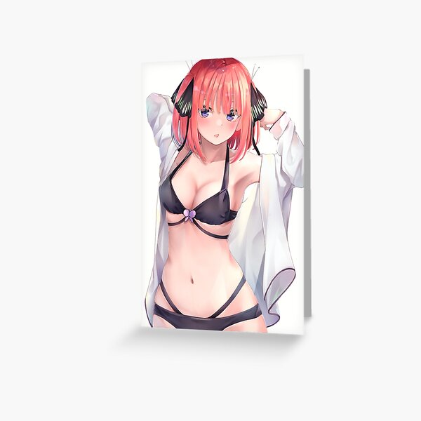 Sexy Nino Nakano Lewd Tits Bikini Panties The Quintessential Quintuplets TQQ Hentai Anime Girl