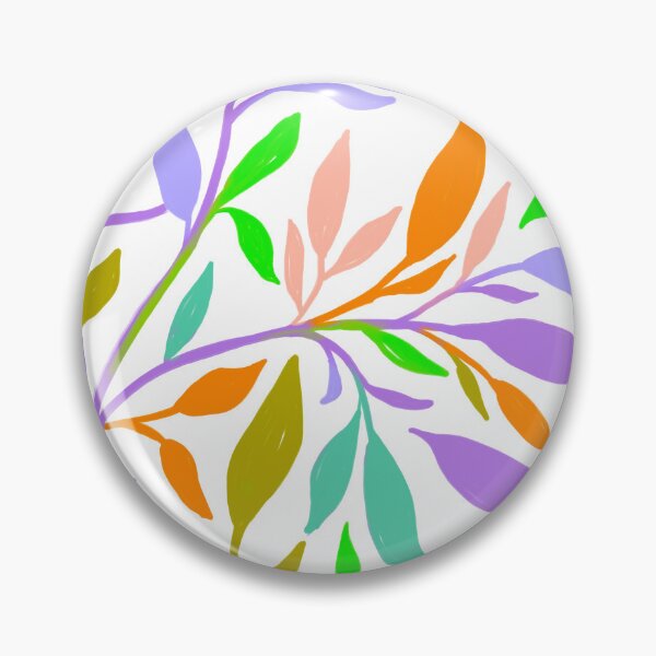 Item preview, Flowing leaves - orange, green, purple designed and sold by marbia.