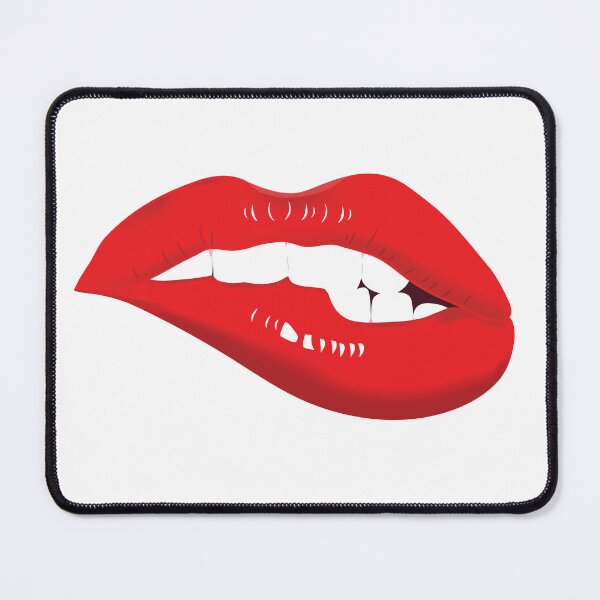 Item preview, sexy biting lips t-shirt designed and sold by KARTICK DUTTA.