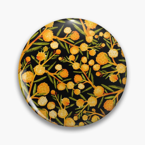 Item preview, Watercolor Wattle Fields  - Yellow And Black designed and sold by Sketchbook Designs.