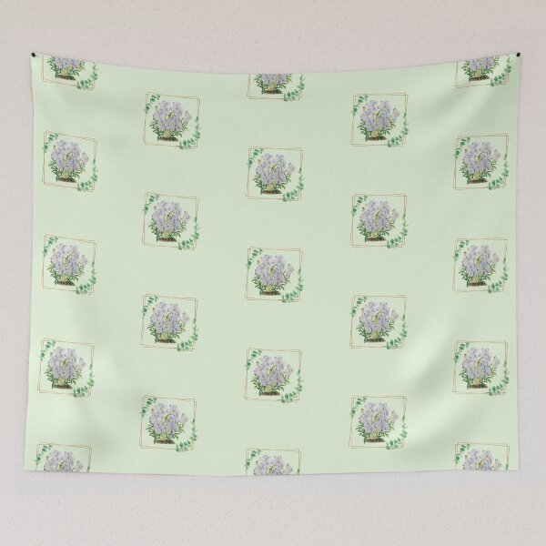 Item preview, Watercolor blue flowers designed and sold by Rubi16.