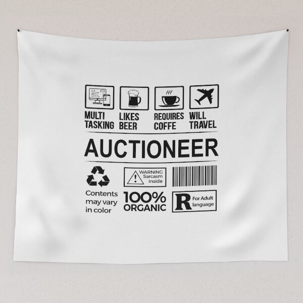 Item preview, auctioneer T Shirt, MultiTasking Certified Job Gift Item, Job Profession,Mens Womens Girls Dad, auctioneer Christmas Birthday Gift designed and sold by xlnv.