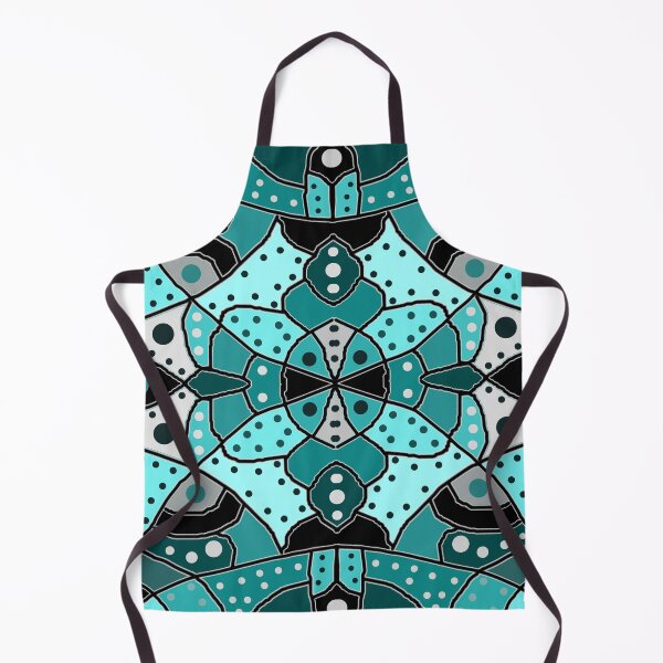 Item preview, Vintage stained glass in shades of blue designed and sold by Vanessa Hogle.