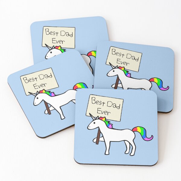 Item preview, Best Dad Ever Unicorn designed and sold by jezkemp.