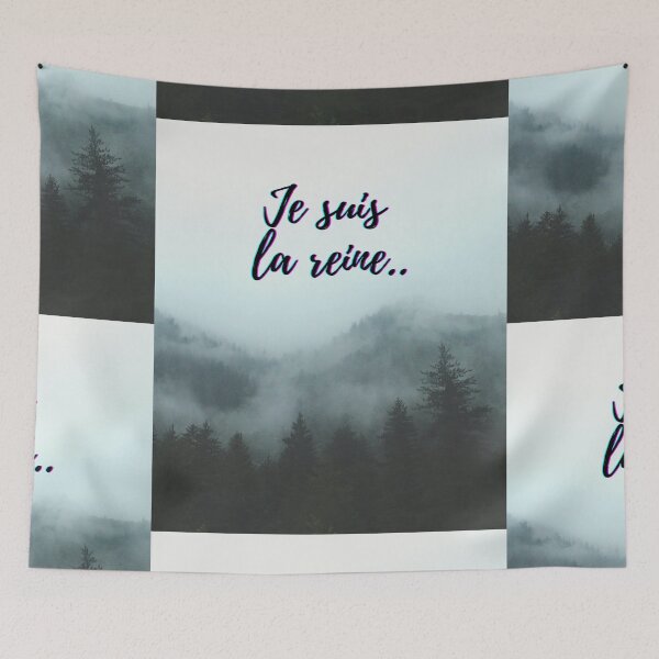 Item preview, I am the queen - popular french quotes theme gifts  designed and sold by RebelliousRosee.