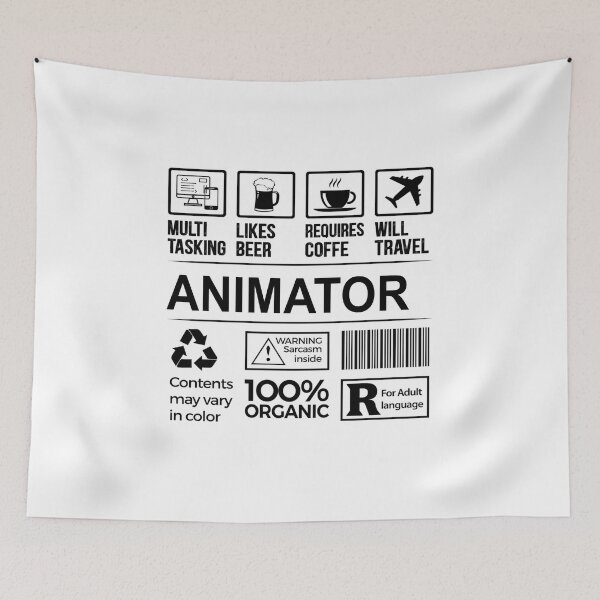 Item preview, animator T Shirt, MultiTasking Certified Job Gift Item, Job Profession,Mens Womens Girls Dad, animator Christmas Birthday Gift designed and sold by xlnv.