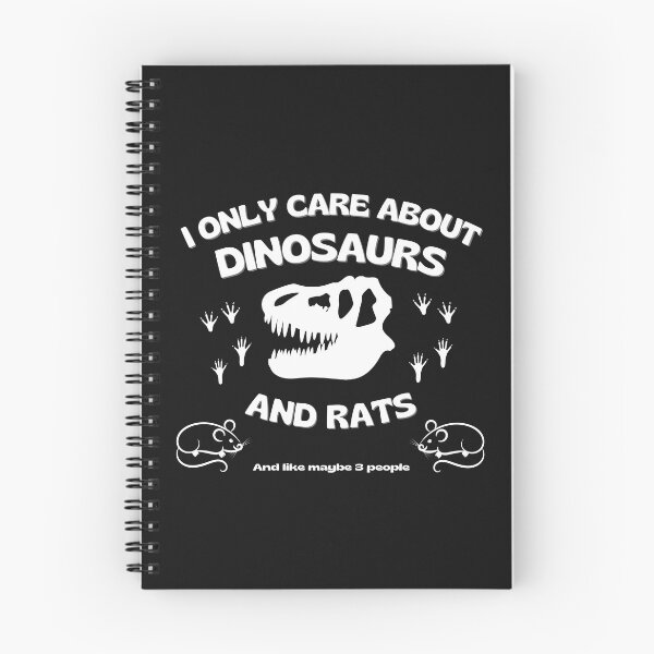 Item preview, I only love rats and dinosaurs designed and sold by iHeartDinosaurs.