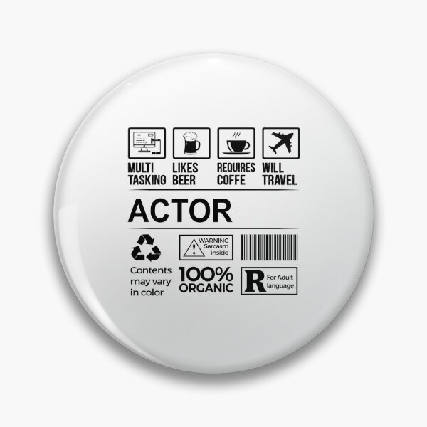 Item preview, actor T Shirt, MultiTasking Certified Job Gift Item, Job Profession,Mens Womens Girls Dad, actor Christmas Birthday Gift designed and sold by xlnv.