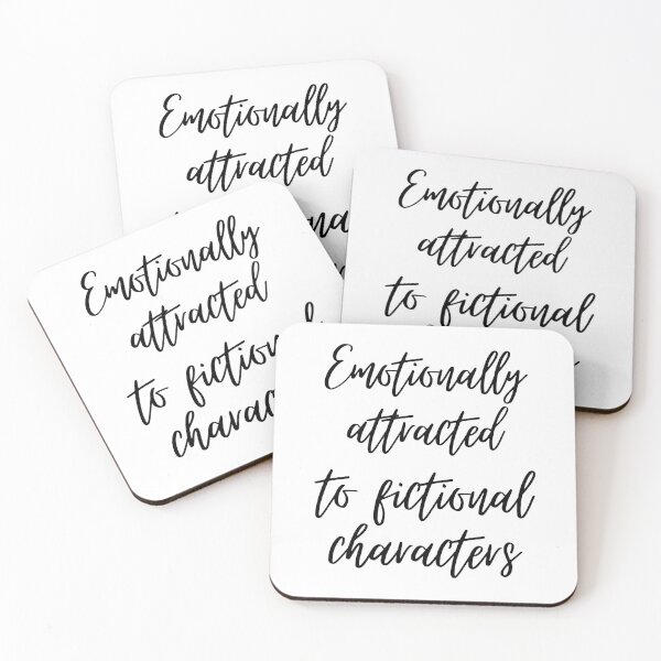 Item preview, Emotionally attracted to fictional characters designed and sold by addict2reading.