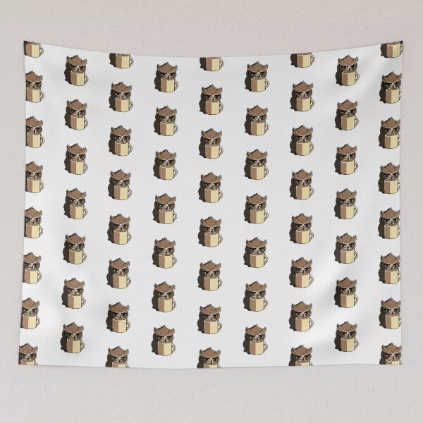 Item preview, Owl drinking coffee designed and sold by itstasim.