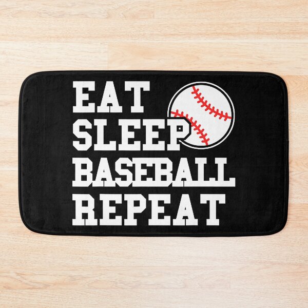 Item preview, Eat Sleep Baseball Repeat designed and sold by AlbredaAE.