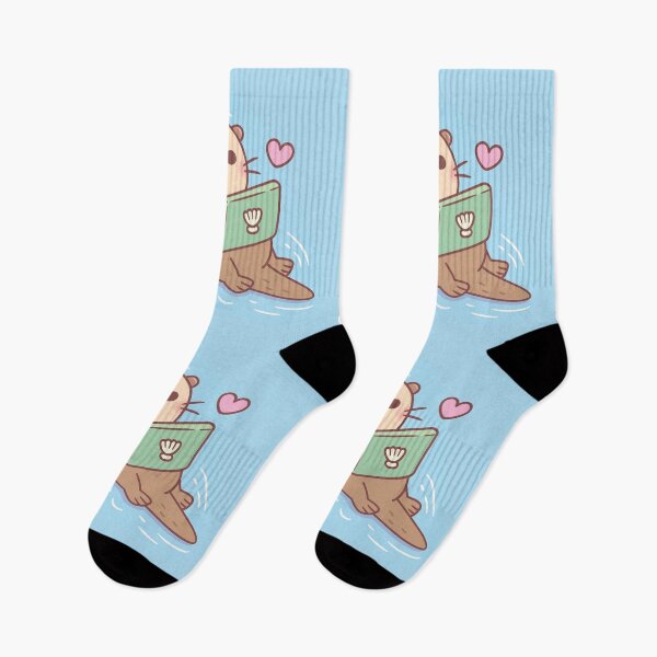 Item preview, Cute Otter Chilling With Bubble Tea and Laptop Videos designed and sold by rustydoodle.
