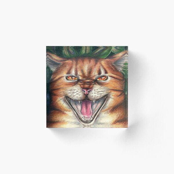Warriors / Warrior Cats Tigerstar Drawing Acrylic Block