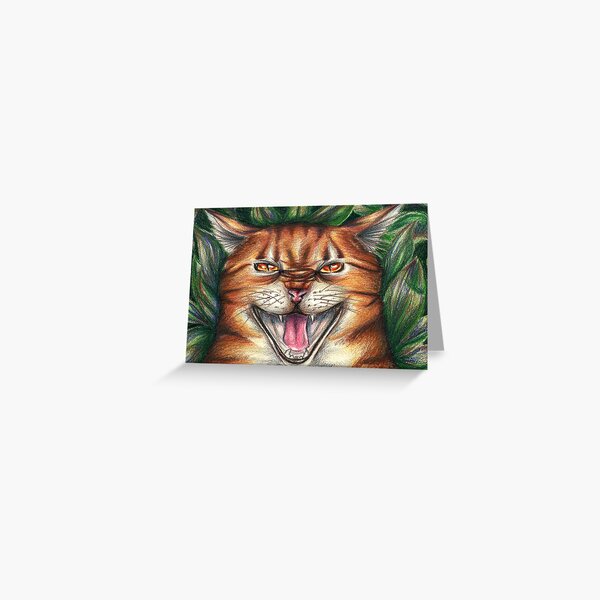 Warriors / Warrior Cats Tigerstar Drawing Greeting Card