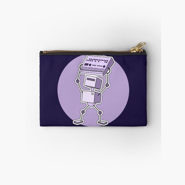 Item preview, Robot Holding Drum Machine Purple Tint designed and sold by AtomicMalibu.