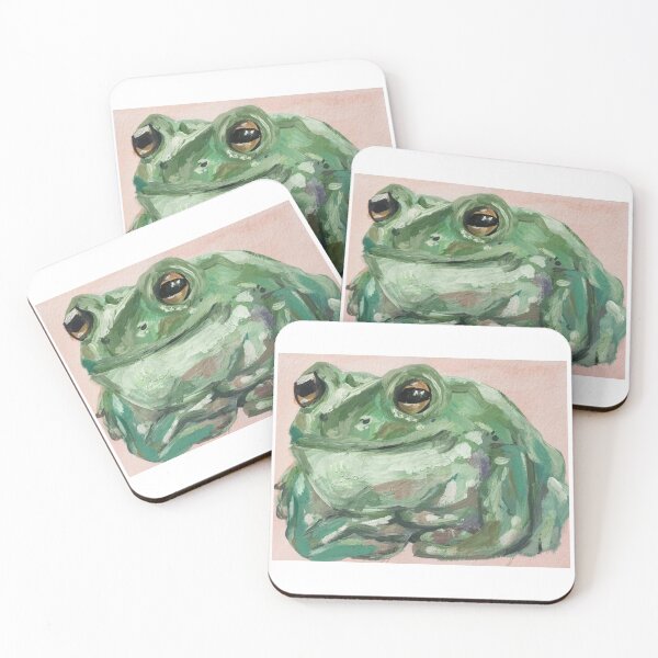 Artikelvorschau, Froschmalerei in Gouache entworfen und verkauft von ChloeM-Artistry.