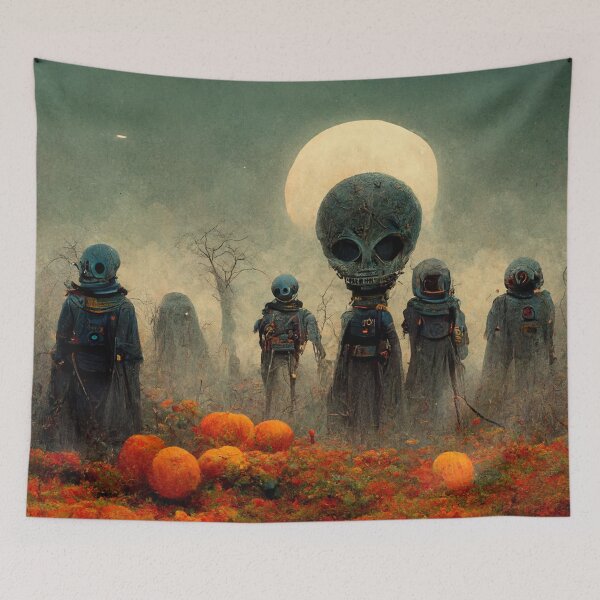 Item preview, Alien World Halloween Celebration designed and sold by BarbiePearl.