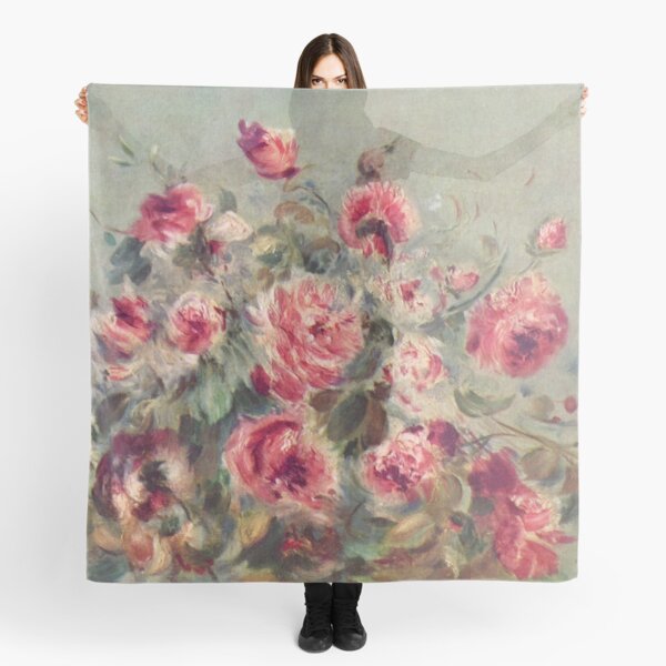 Item preview, Still life: Roses of Vargemont by Pierre-Auguste Renoir designed and sold by LoveSeasonz.