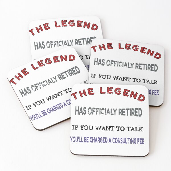 Item preview, The Legend Has Officially Retired designed and sold by Zakaria-4.