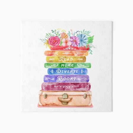 Item preview, Diverse Books designed and sold by Stella Bookish Art.