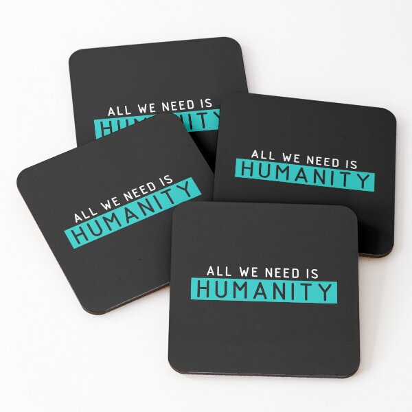 Item preview, All we need is humanity the best t shirt fo you designed and sold by Moaataz.