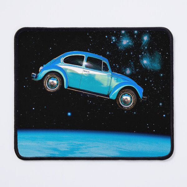 Item preview, Flying car in outer space surreal collage designed and sold by Yasmine khalifa.