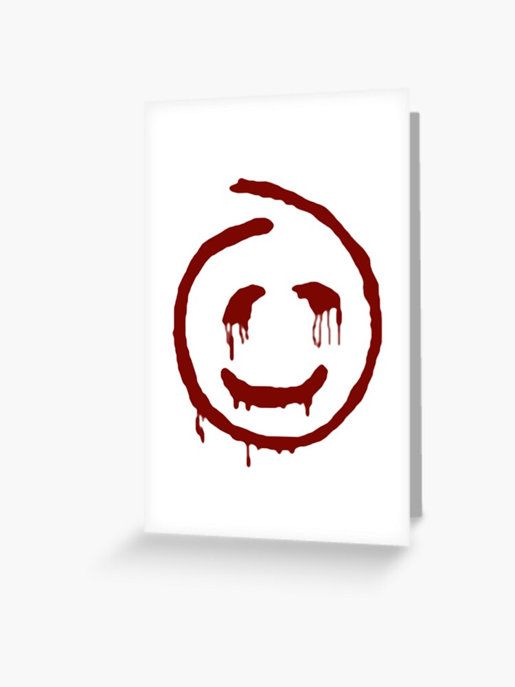 Carte De Vœux Mentalist Le Sourire De Red John Par Firybew Redbubble