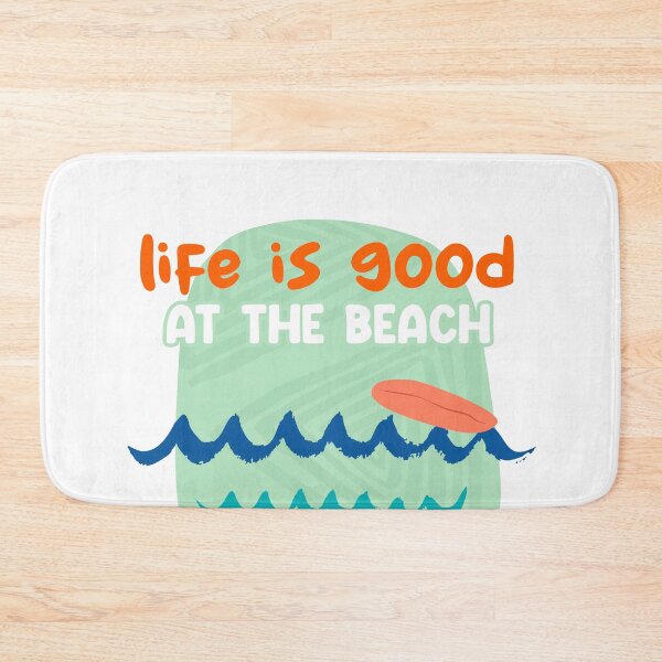 Item preview, Life's Good at the Beach Wave and Surf designed and sold by DreamWorkshop.