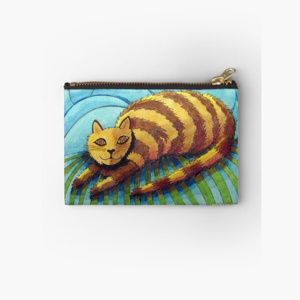 Item preview, 413 - STRIPEY CAT - DAVE EDWARDS - COLOURED PENCILS - 2014 designed and sold by BLYTHART.