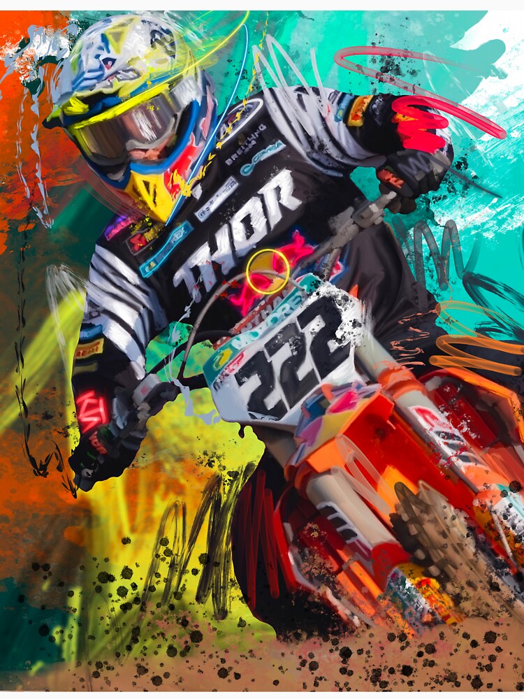 Graffiti dirt bike sales helmet