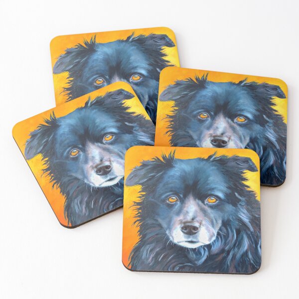 Item preview, Soulful Border Collie designed and sold by Krista Wells.