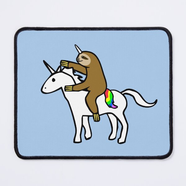 Item preview, Slothicorn Riding Unicorn designed and sold by jezkemp.