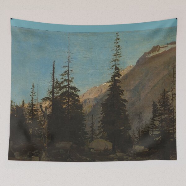Item preview, Jean-Leon Gerome -Alpine Landscape  The Handegg, Switzerland, painting, 1850-1859 designed and sold by TeeARTHY.