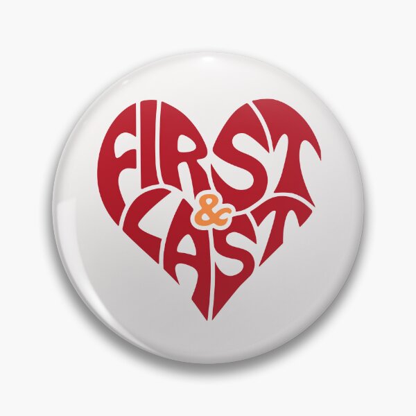Item preview, First and Last Monogram Heart Design designed and sold by Peter Stawicki.