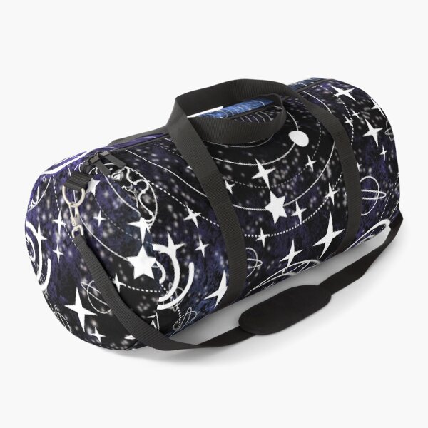 Item preview, Space Planets Stars Moon Celestial Pattern | Blue Galaxy Background: designed and sold by LifeAndWonder.