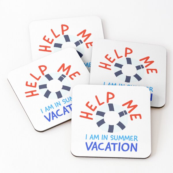 Item preview, help me i am in summer vacation - Summer Vacation quotes designed and sold by Mokastro.