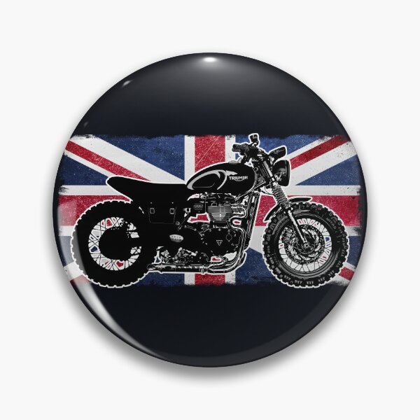 Item preview, Custom Scrambler | British Flag | Muscle Bikes Scrambler Bikes designed and sold by SW Longwave.